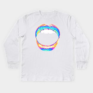 Holographic Scream Kids Long Sleeve T-Shirt